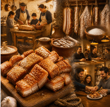 ORIGINE DES CROÛTES DE PORC